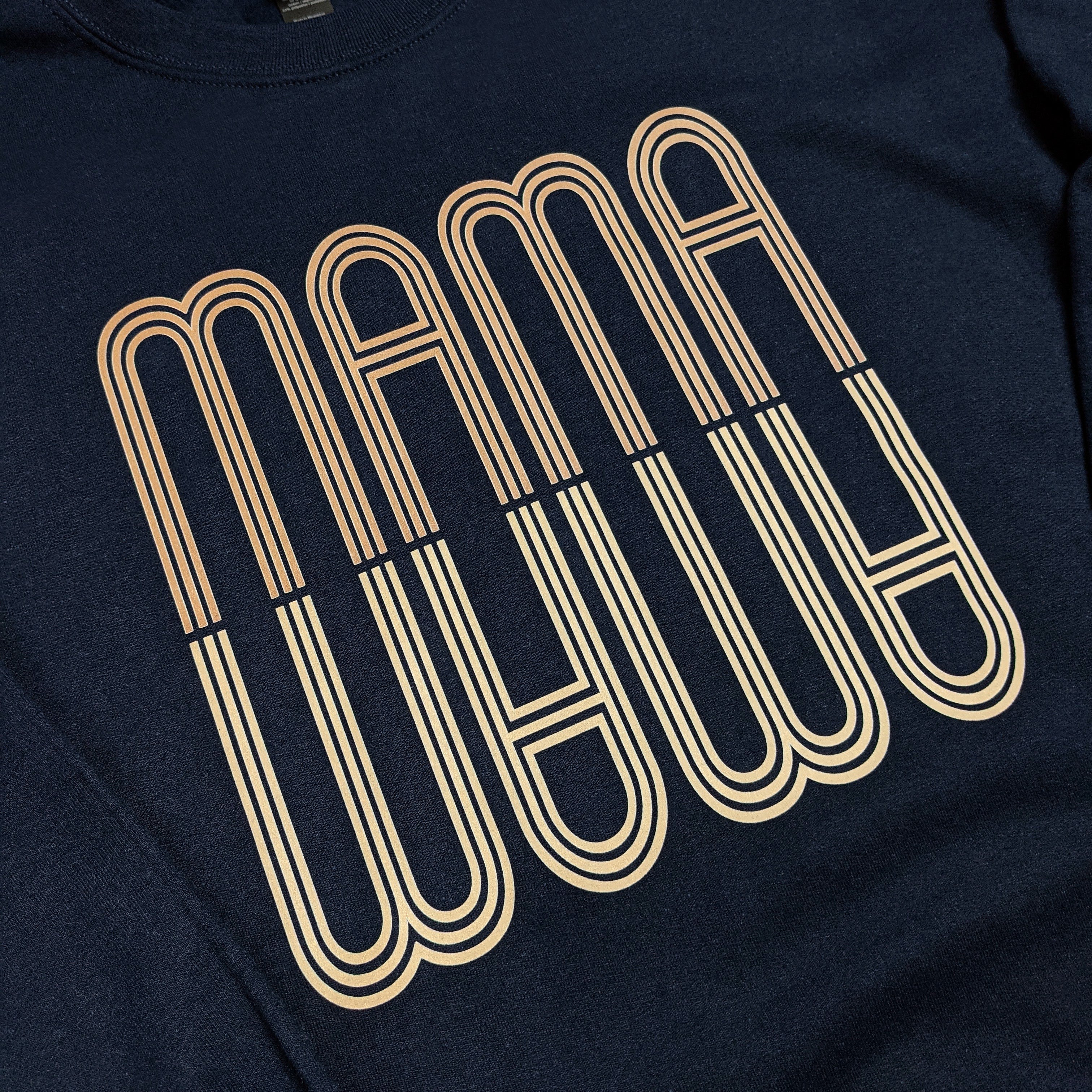 Navy Mama + Mini Crewneck Set
