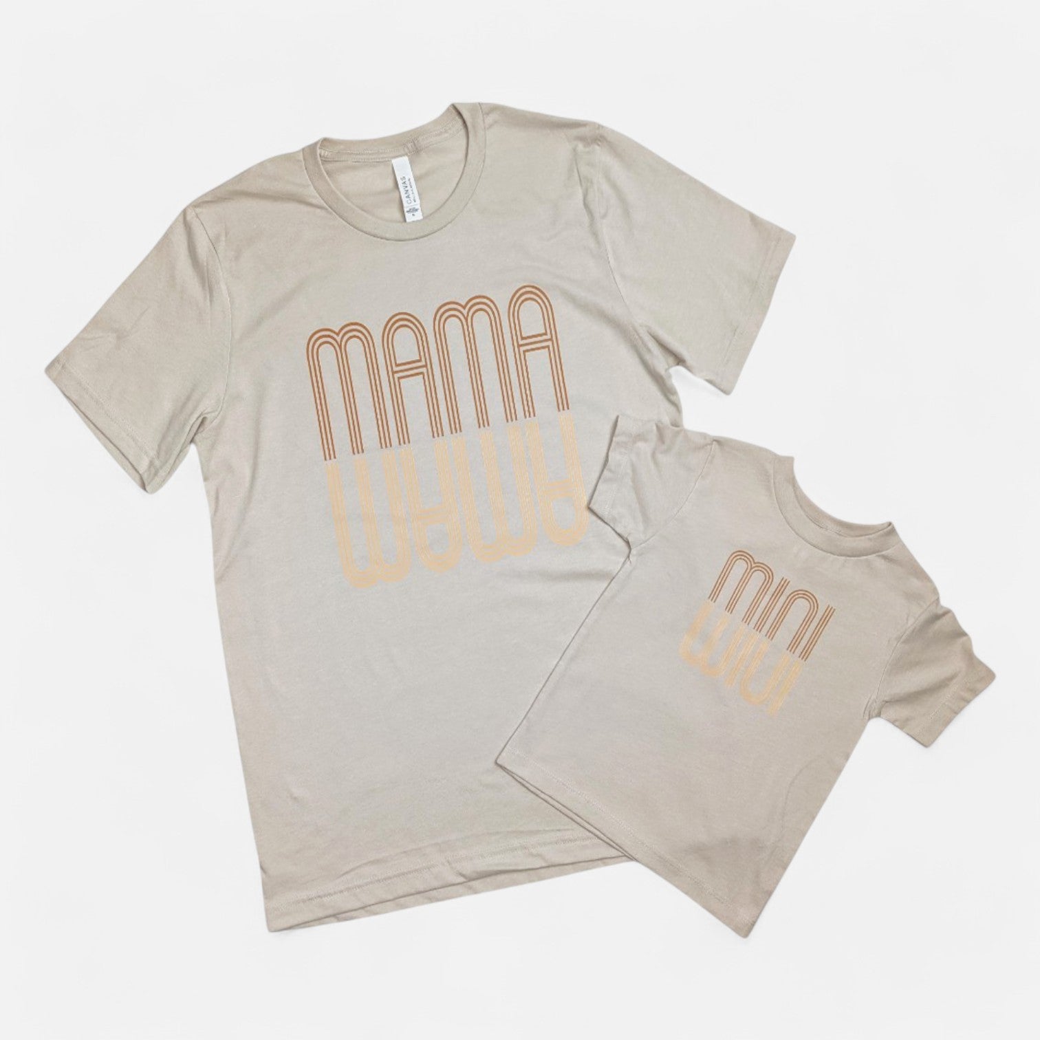 Natural Mama + Mini T-Shirt Set