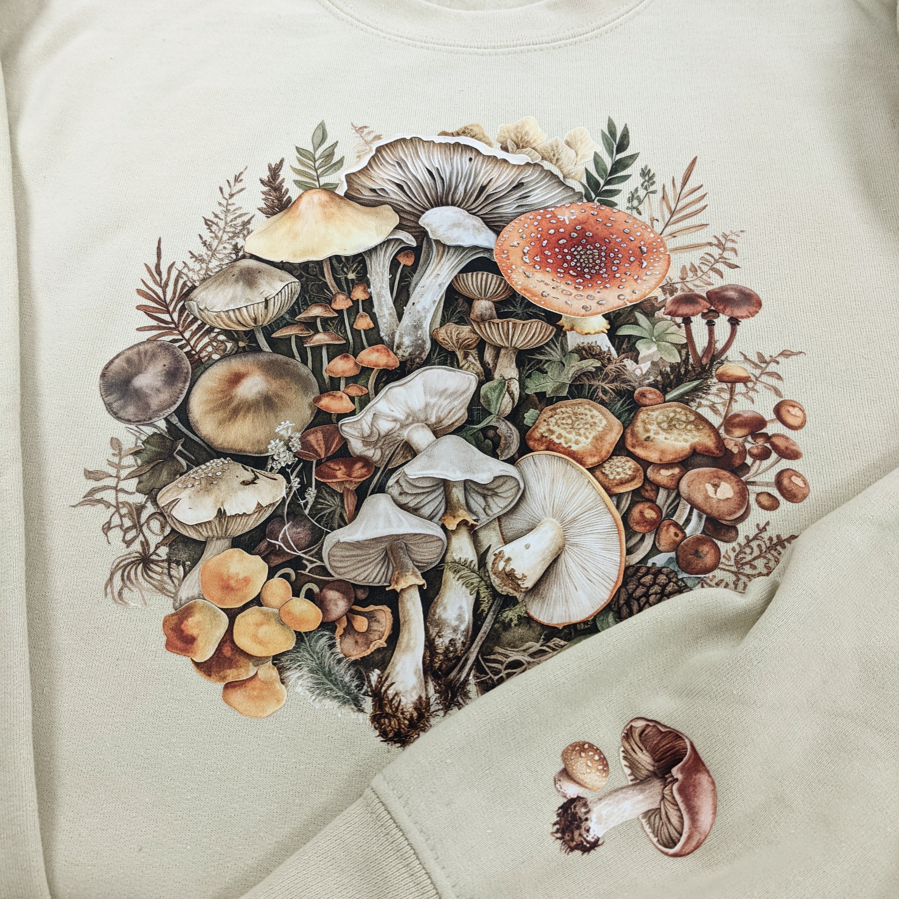 Sand Mushrooms Crewneck