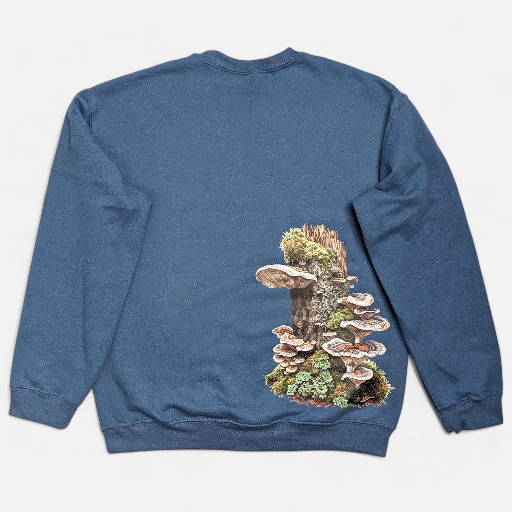 Indigo Blue Mushrooms Crewneck